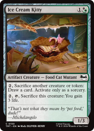 0150 Ice Cream Kitty C Teenage Mutant Ninja Turtles