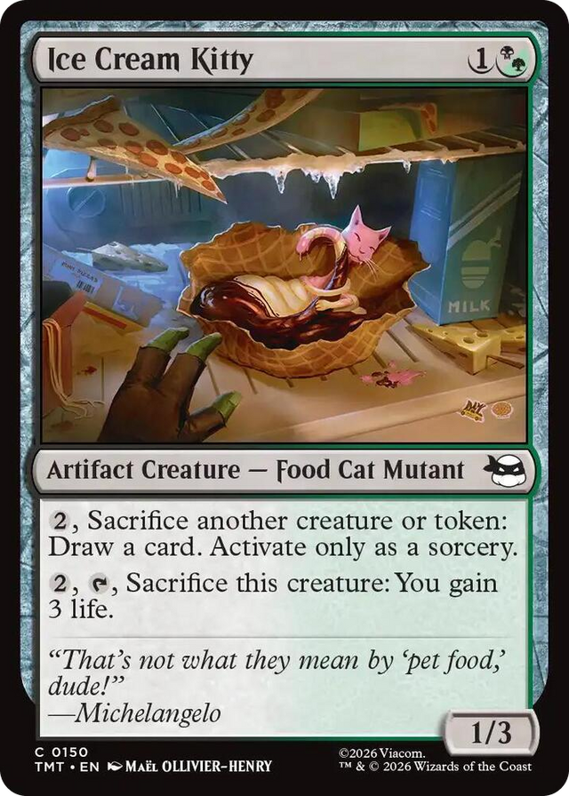 0150 Ice Cream Kitty C Teenage Mutant Ninja Turtles
