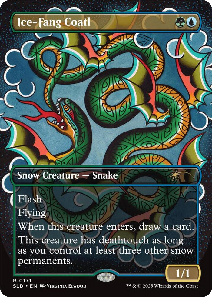 Ice-Fang Coatl (0171) #171 R - Secret Lair Drop Series Pokemon card