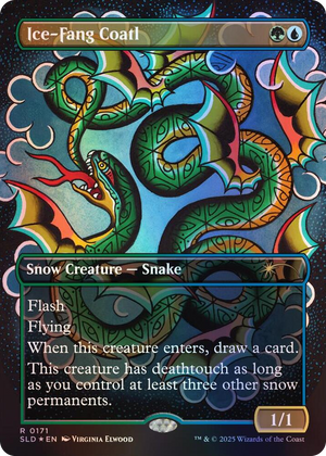 0171 Ice-Fang Coatl (0171) (Rainbow Foil) R Secret Lair Drop Series