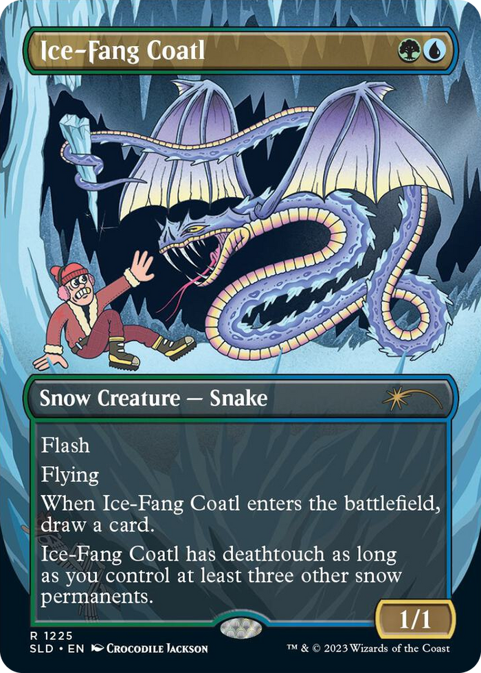 Ice-Fang Coatl (1225) #1225 R - Secret Lair Drop Series Pokemon card