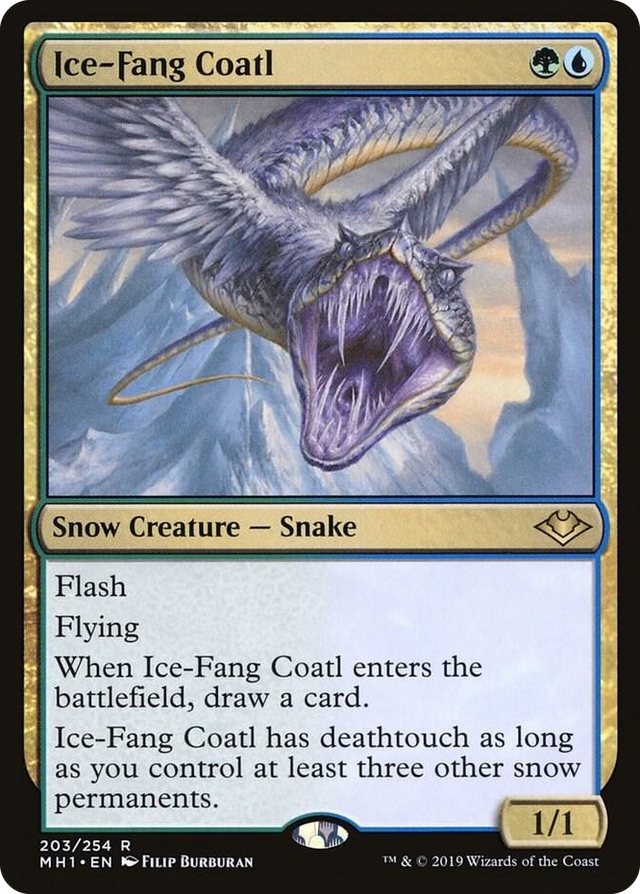 0203 Ice-Fang Coatl R Modern Horizons