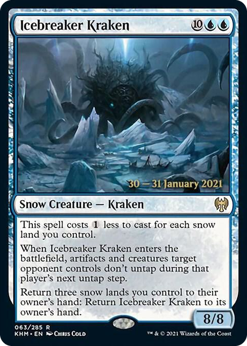 Icebreaker Kraken #63 R - Prerelease Cards Pokemon card