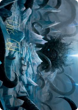 0015 Icebreaker Kraken Art Card (Gold-Stamped Signature) S Art Series: Kaldheim