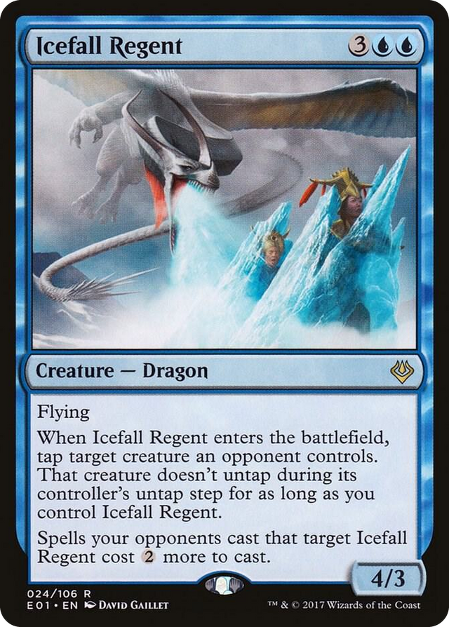 0024 Icefall Regent R Archenemy: Nicol Bolas
