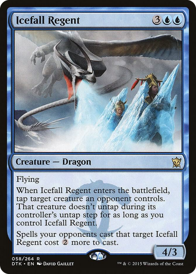 0058 Icefall Regent R Dragons of Tarkir