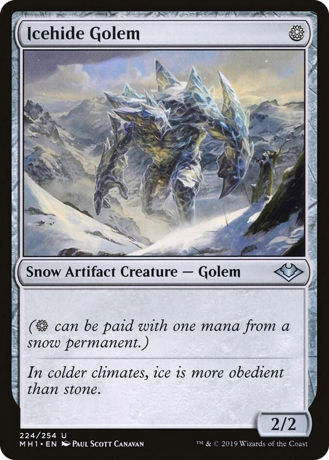 0224 Icehide Golem U Modern Horizons