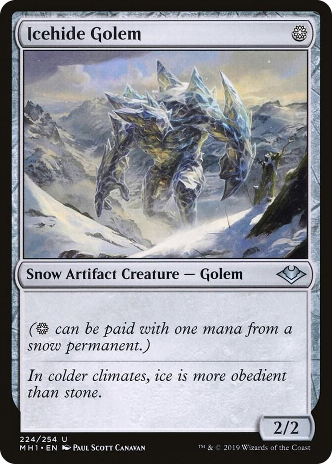 0224 Icehide Golem U Modern Horizons