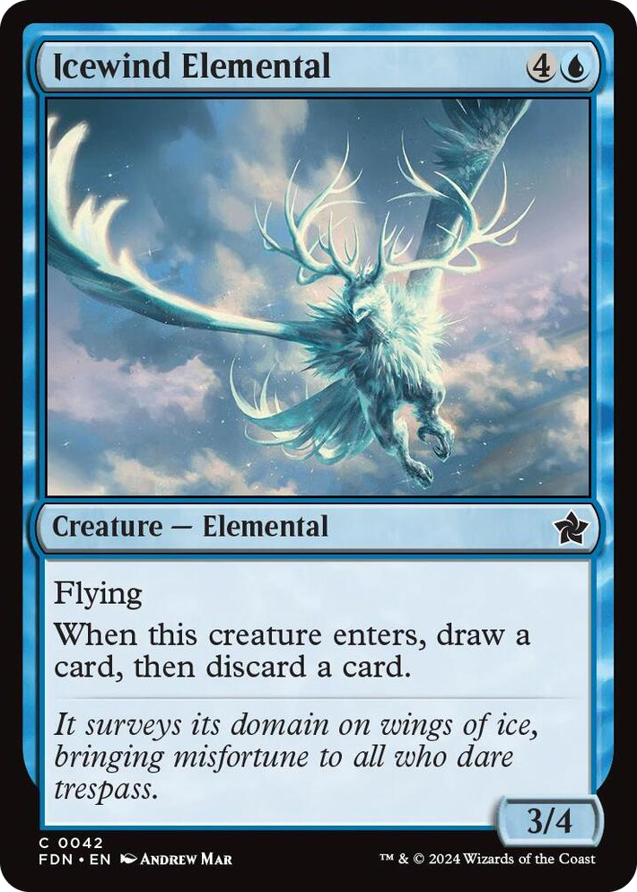 0042 Icewind Elemental (0042) C Foundations