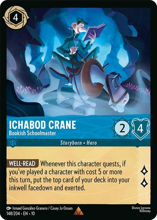 0148 Ichabod Crane - Bookish Schoolmaster Rare Whispers in the Well