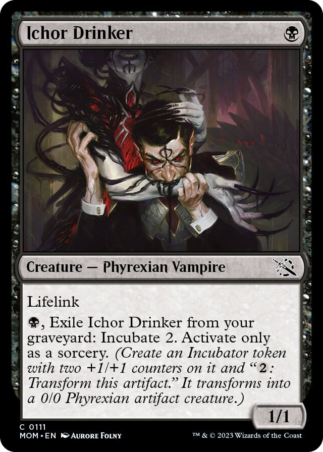 Ichor Drinker #111 C - March of the Machine Pokemon card