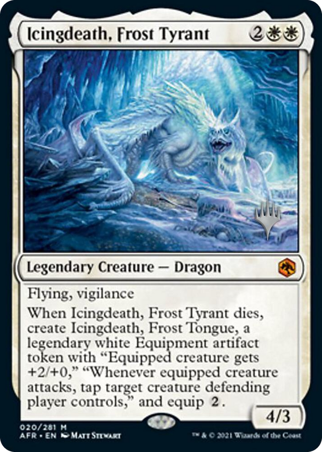 0020 Icingdeath, Frost Tyrant M Promo Pack: Adventures in the Forgotten Realms