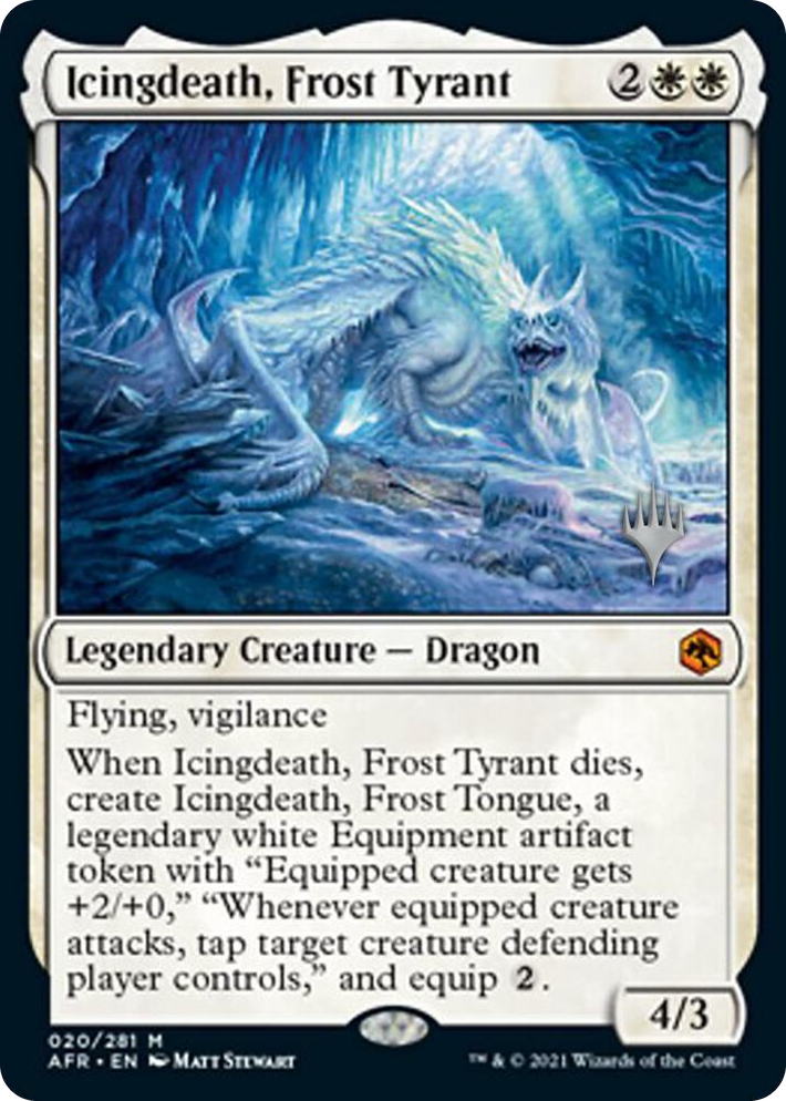 0020 Icingdeath, Frost Tyrant M Promo Pack: Adventures in the Forgotten Realms