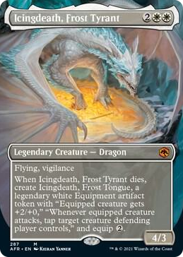 0287 Icingdeath, Frost Tyrant (Borderless) M Adventures in the Forgotten Realms
