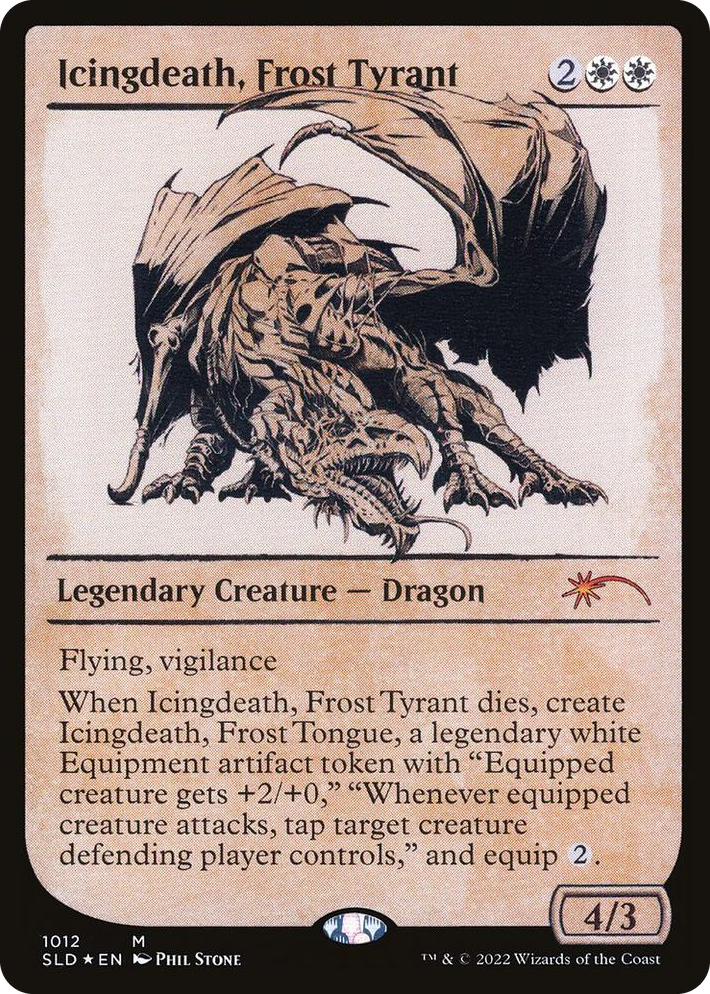 1012 Icingdeath, Frost Tyrant (Showcase) M Secret Lair Drop Series