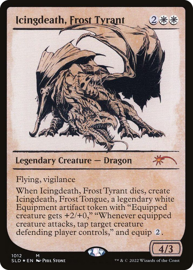 1012 Icingdeath, Frost Tyrant (Showcase) M Secret Lair Drop Series