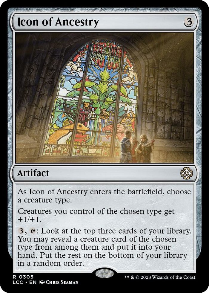Icon of Ancestry #305 R - Commander: The Lost Caverns of Ixalan Pokemon card