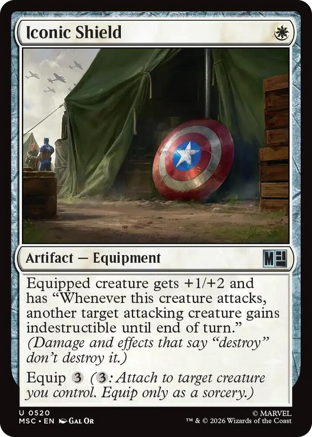 0520 Iconic Shield U Commander: Marvel Super Heroes