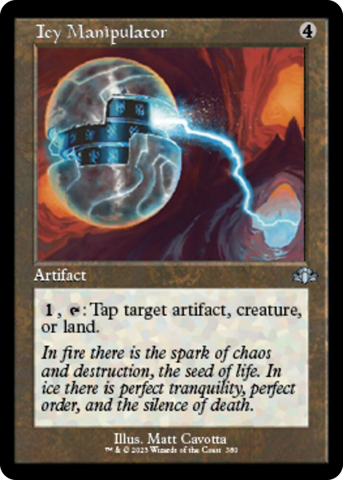 Icy Manipulator (Retro Frame) #380 U - Dominaria Remastered Pokemon card