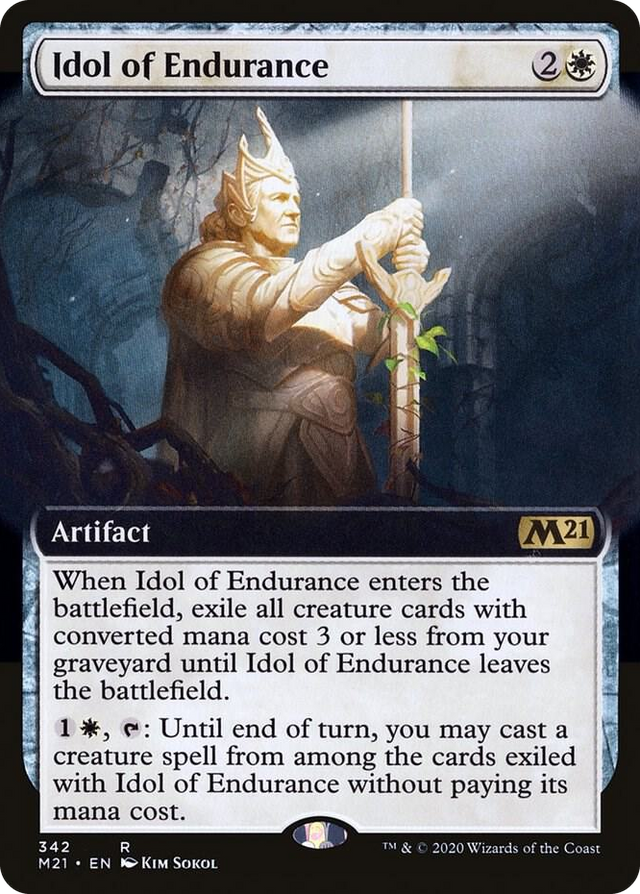 0342 Idol of Endurance (Extended Art) R Core Set 2021