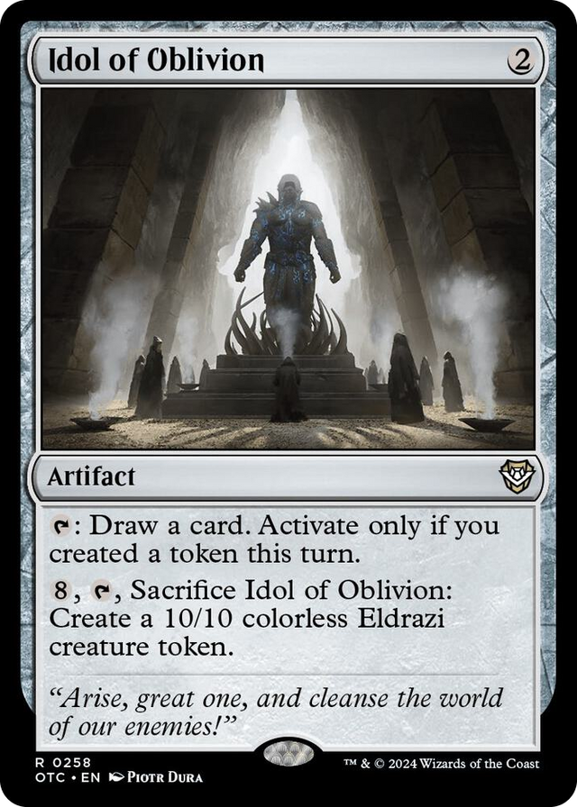 0258 Idol of Oblivion R Commander: Outlaws of Thunder Junction