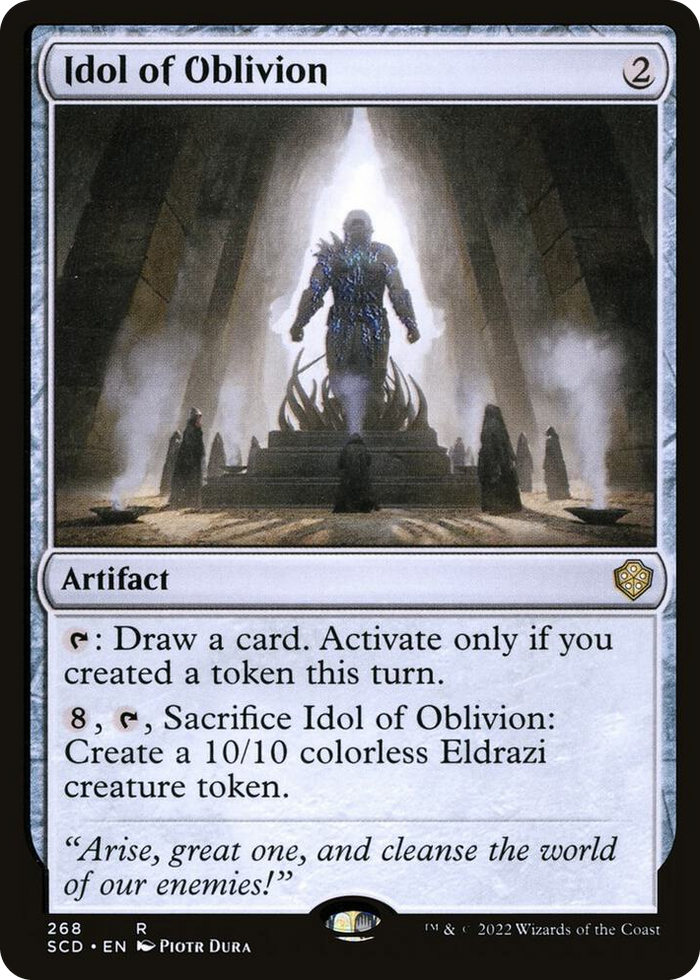 Idol of Oblivion #268 R - Starter Commander Decks Pokemon card