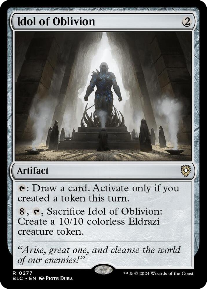 0277 Idol of Oblivion R Commander: Bloomburrow