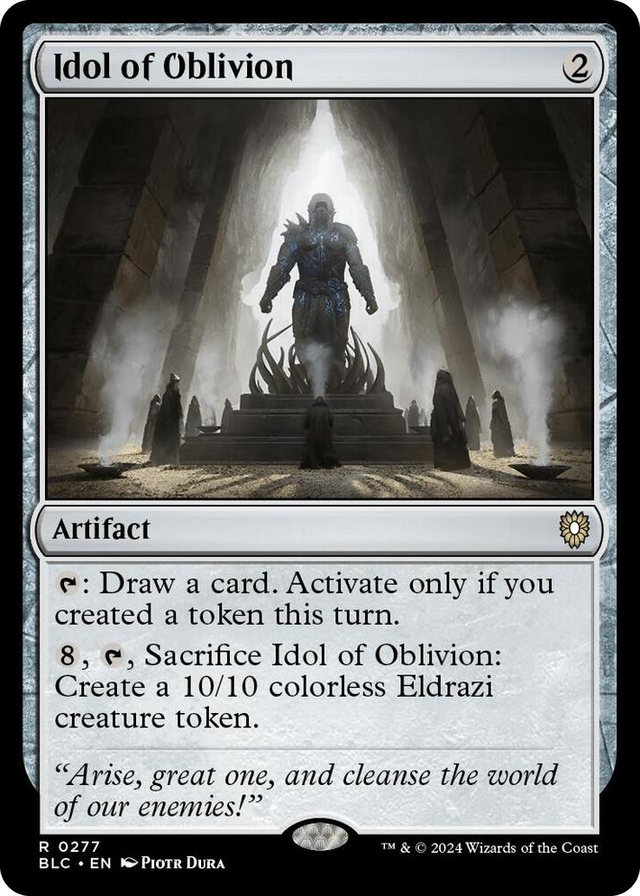 0277 Idol of Oblivion R Commander: Bloomburrow