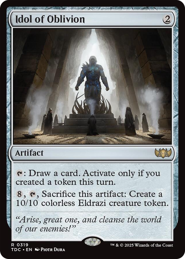 0319 Idol of Oblivion R Commander: Tarkir: Dragonstorm