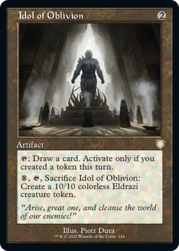 0144 Idol of Oblivion (Retro Frame) R Commander: The Brothers' War