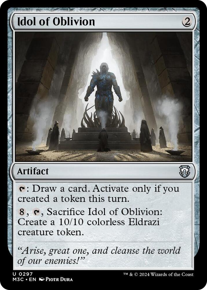 0297 Idol of Oblivion (Ripple Foil) U Commander: Modern Horizons 3