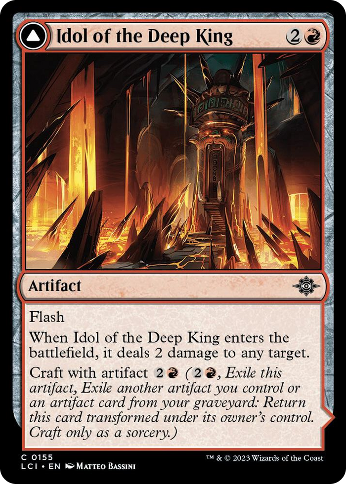 Idol of the Deep King #155 C - The Lost Caverns of Ixalan Pokemon card