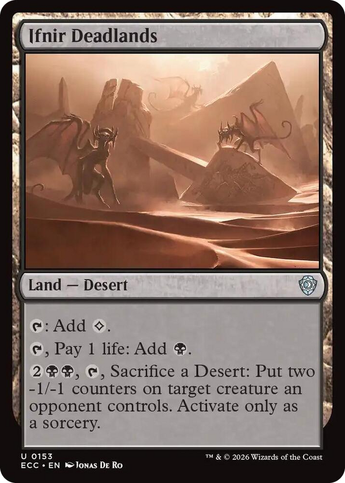 Ifnir Deadlands #153 U - Commander: Lorwyn Eclipsed Pokemon card