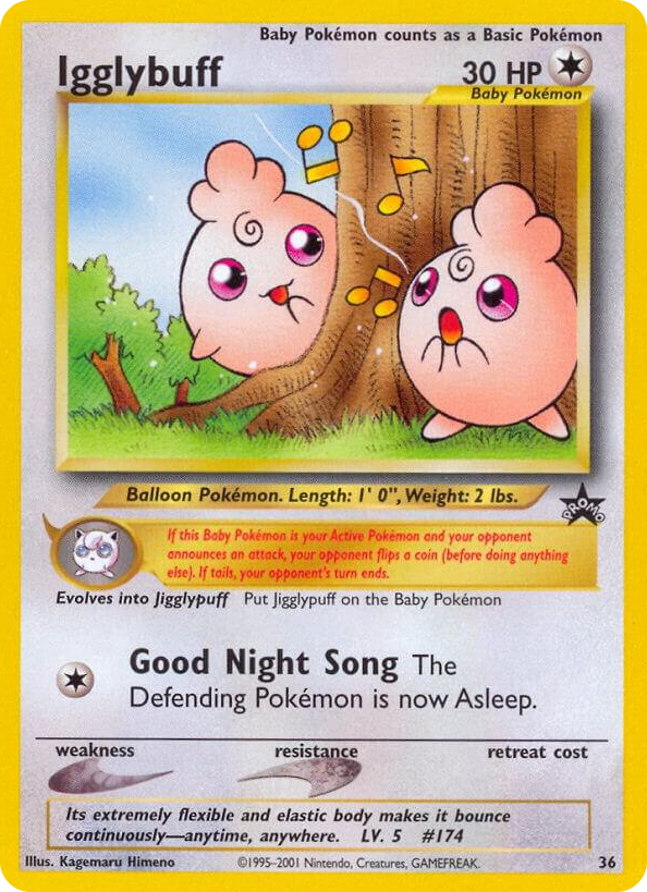 0036 Igglybuff Promo WoTC Promo
