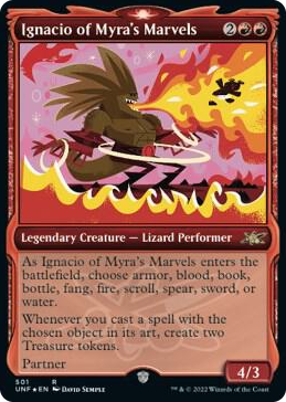 0501 Ignacio of Myra's Marvels (Showcase) (Galaxy Foil) R Unfinity
