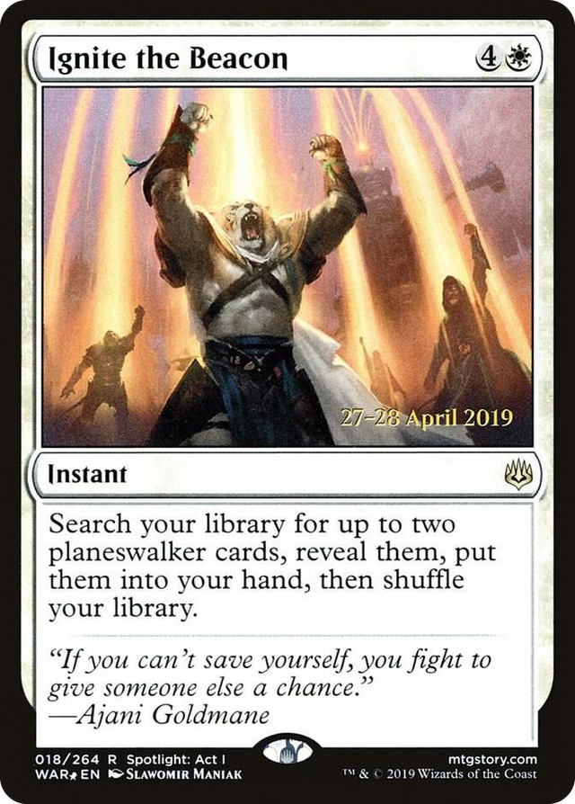 0018 Ignite the Beacon R Prerelease Cards