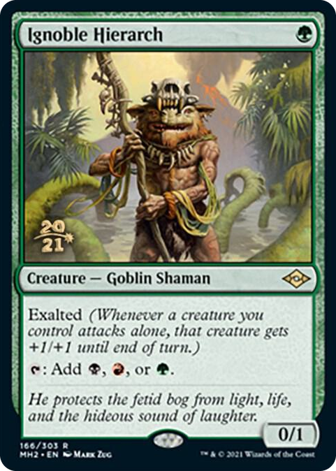 Ignoble Hierarch #166 R - Prerelease Cards Pokemon card
