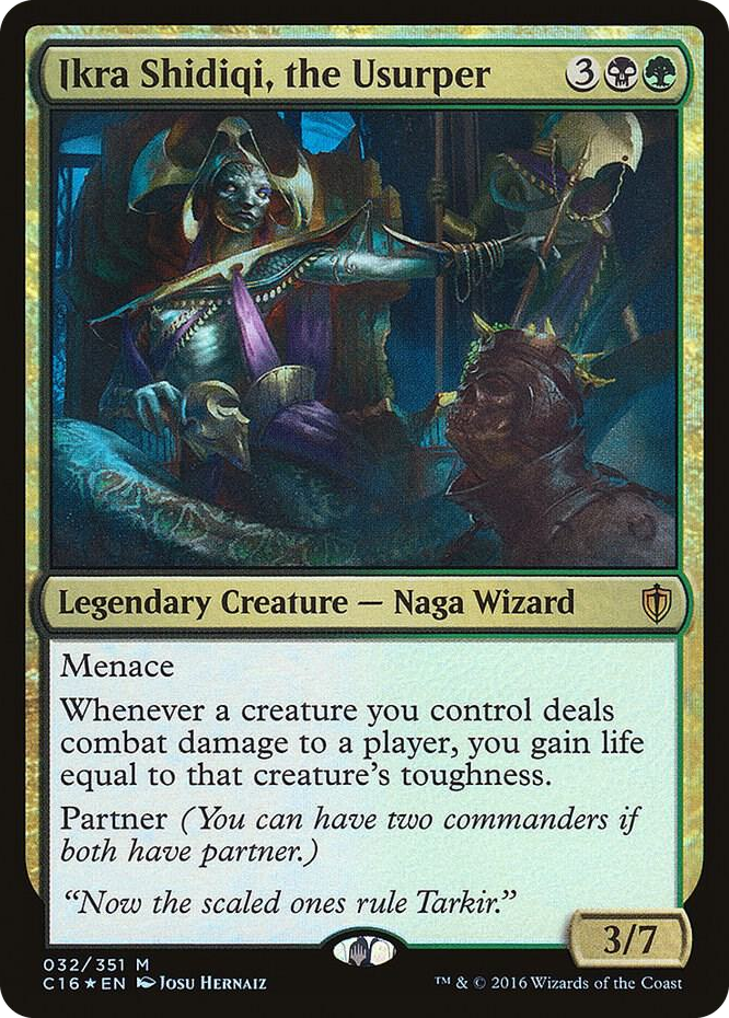 Ikra Shidiqi, the Usurper #32 M - Commander 2016 Pokemon card