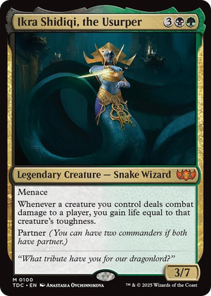 0100 Ikra Shidiqi, the Usurper M Commander: Tarkir: Dragonstorm