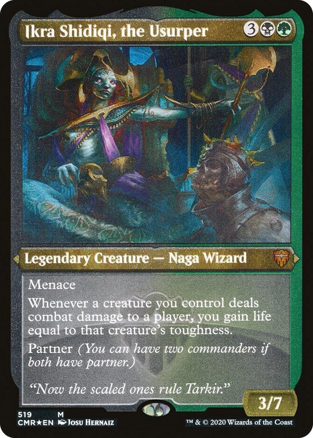 0519 Ikra Shidiqi, the Usurper (Foil Etched) M Commander Legends
