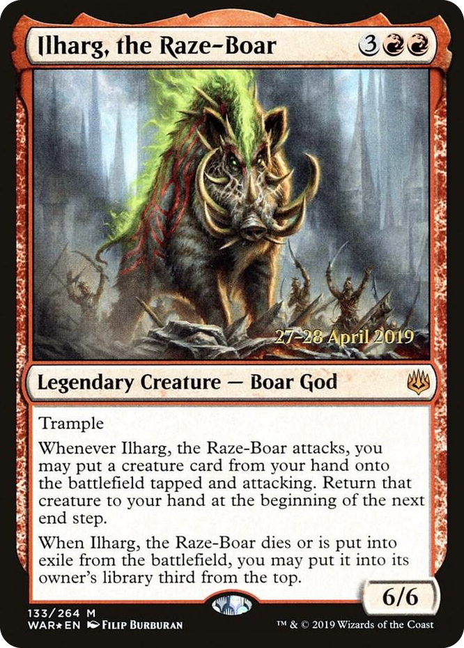 0133 Ilharg, the Raze-Boar M Prerelease Cards