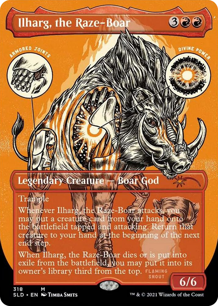 0318 Ilharg, the Raze-Boar M Secret Lair Drop Series