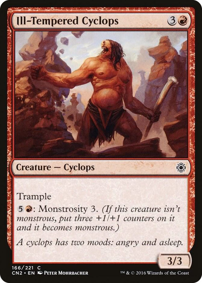 Ill-Tempered Cyclops #166 C - Conspiracy: Take the Crown Pokemon card