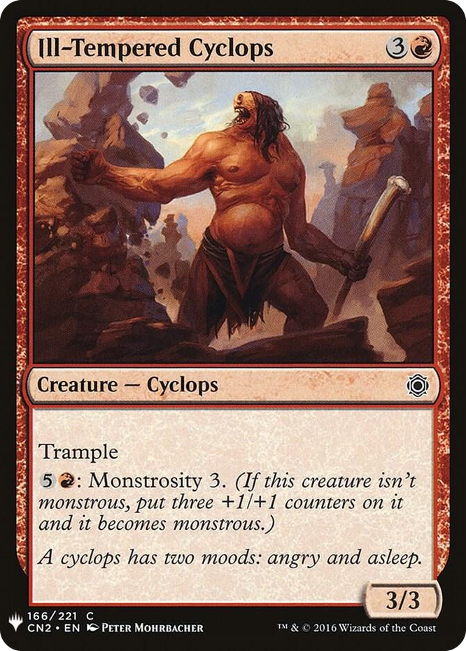 0166 Ill-Tempered Cyclops C The List Reprints