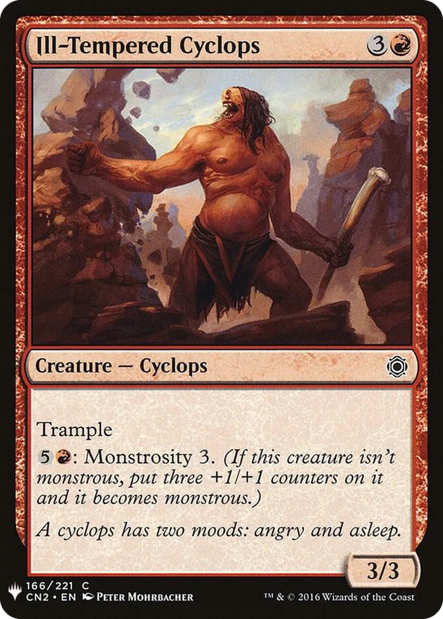 0166 Ill-Tempered Cyclops C The List Reprints