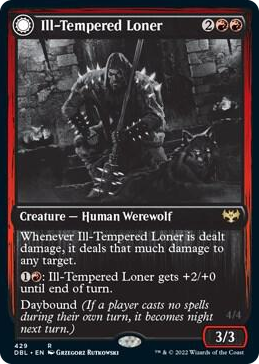 0429 Ill-Tempered Loner R Innistrad: Double Feature