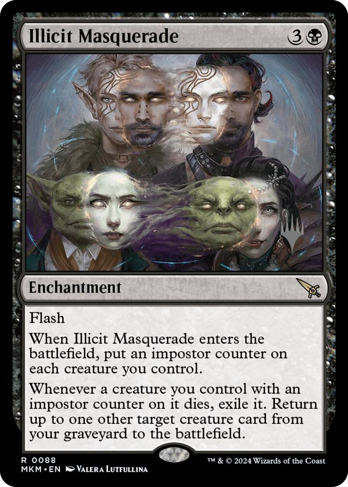 0088 Illicit Masquerade R Promo Pack: Murders at Karlov Manor