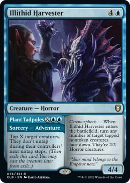 Illithid Harvester #76 R - Commander Legends: Battle for Baldur's Gate Pokemon card