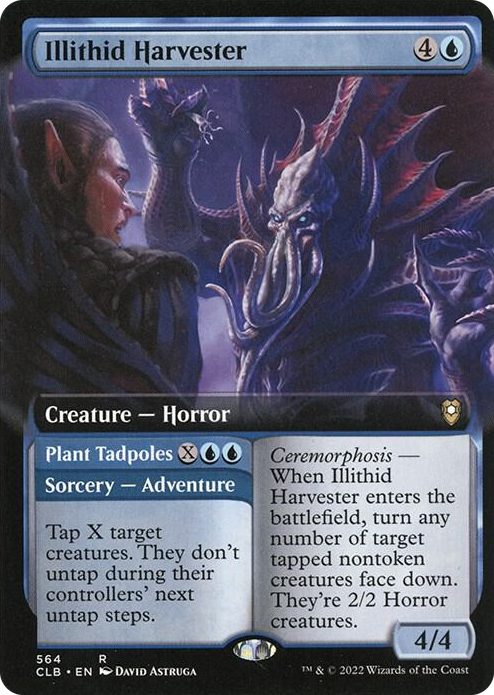 Illithid Harvester (Extended Art) #564 R - Commander Legends: Battle for Baldur's Gate Pokemon card