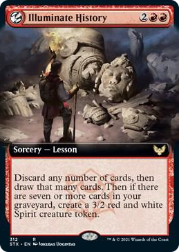 0312 Illuminate History (Extended Art) R Strixhaven: School of Mages